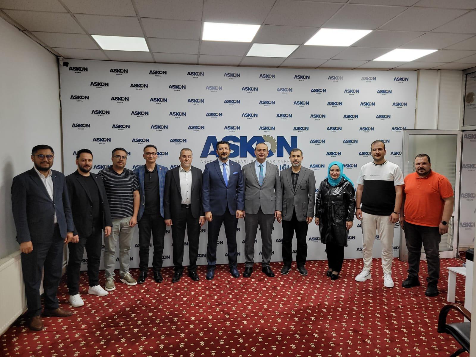 ASKON Konya Şubesine Hayırlı Olsun Ziyareti